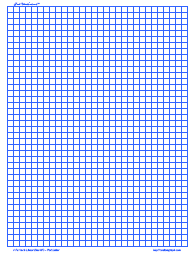 1/2 Inch Grid - Graph Paper, 2/inch Blue, A3