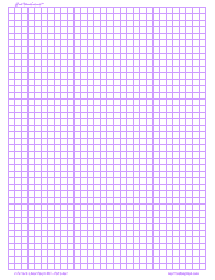 Print Graph Paper Online, 2cm Purple, A4