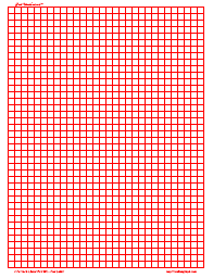 Grid Papre - Graph Paper, 2mm Red, A4