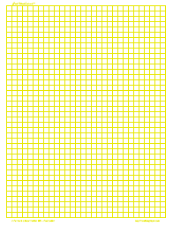Small Grid Graph Paper, 1/inch Yellow, Legal