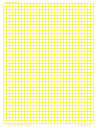 Yellow Graph Paper, 5mm Yellow, Legal