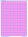 Blue&Pink 20 by 2 mm Linear Engineering Graph Paper, A3