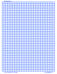 Blue 30 by 6 mm Linear Engineering Graph Paper, Legal