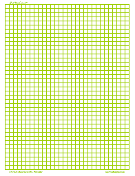 Green 20 by 2 mm Linear Engineering Graph Paper, A4
