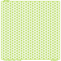 Triangular Graph Paper, 10mm Green, , Land A4