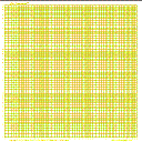 Graph Logarithmic - Graph Paper, Yellow 4V2H Cycle, Square Landscape A4 Graphing Paper