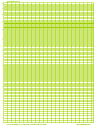 Semi Log Graphing - Graph Paper, 5/inch Green, 1 Cycle Vertical, Port Letter